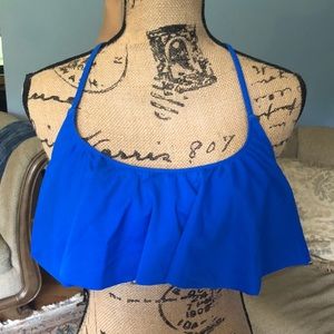 Flowy Blue Victoria Secret Pink Bikini Top